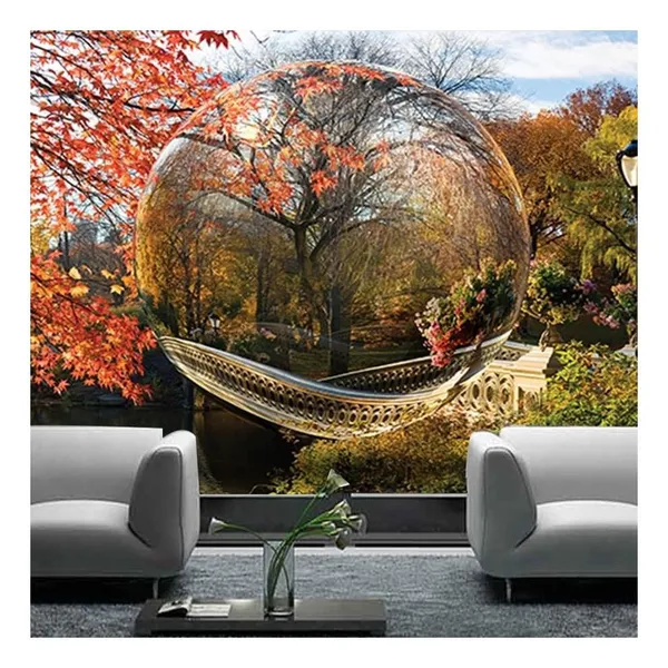 Customized Real Production Wall Mural 3D 5D 8D 16D Embossed Wall Decoration For Home Tv Background Dropshipping photo-5