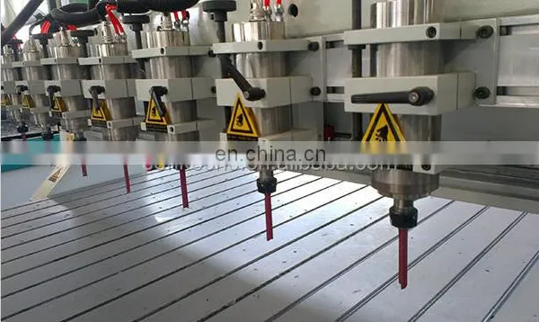 Multi Heads Cnc Router Machine SKW 1300*2500mm for Wood Acrylic Metal photo-5