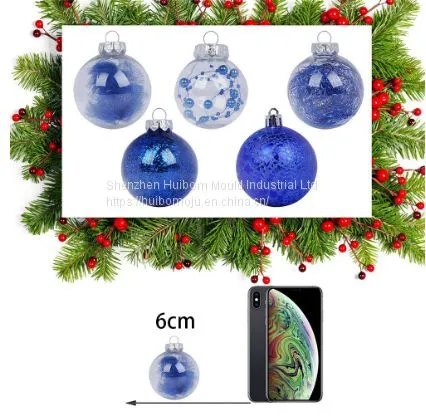 Wholesale Custom Design Handmade Decorative Christmas Tree Ornament Hanging Glass Ball 8 10 mm photo-2