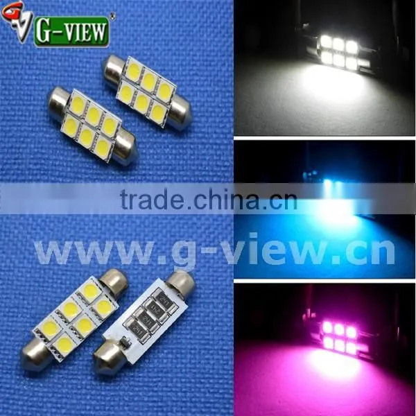 Top Sale Products 6SMD Auto Led Lamp/39mm Auto Festoon Led Smd Lamp