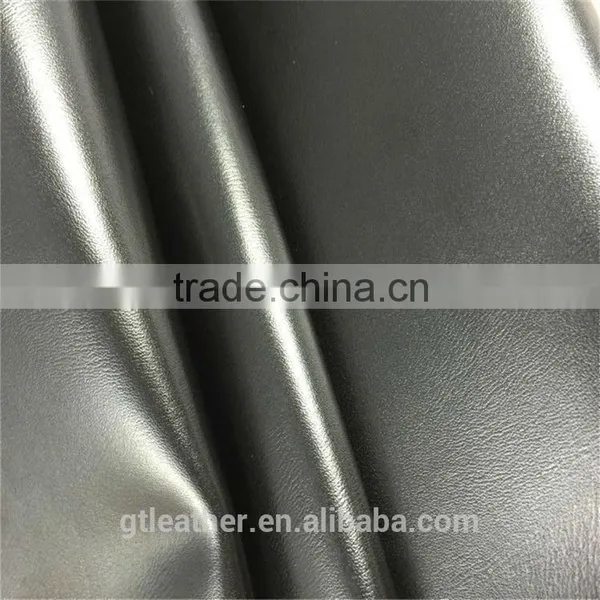pu Coated Cow Action Leather for School Shoes Face Leather photo-3