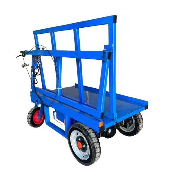 Electric Glass Stone Transport Frame Transport Cart Storage Rack Granite Glass Moving Trolley photo-3