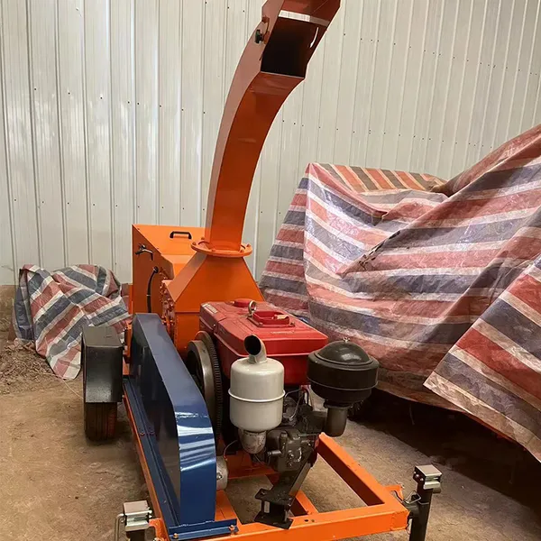 Small Diesel Drives Leaf and Tree Branches Crusher for Home Use photo-2