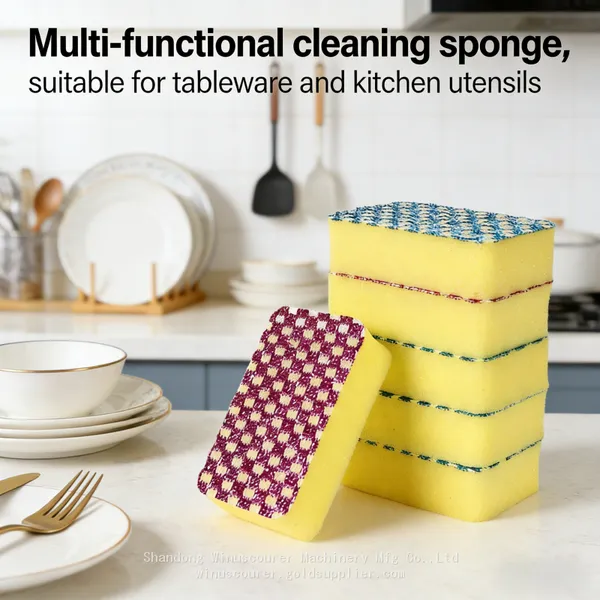 Non-Scratch Multi-Purpose Cleaning Sponges for Kitchen Clean photo-3