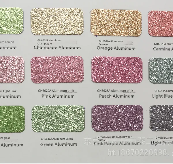 Aluminum Glitter Powder / High-temperature and Weather-resistant Aluminum Glitter Powder / for Injection Molding, Automotive, and Printing / High-temperature Colorfast Powder / Special Glitter Powder for Main Plastic, Made of Environmentally Friendly Mate photo-2