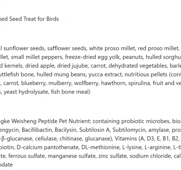 Mixed Seed Bird Treat With Fruits and Vegetables photo-4