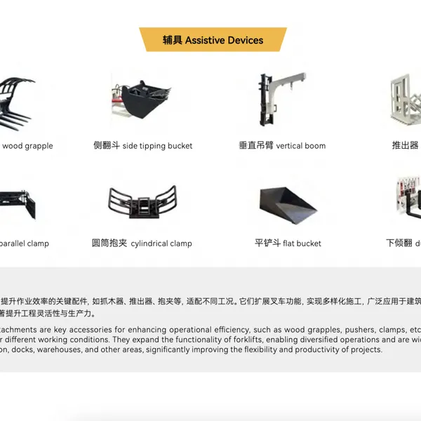 Different Capacity Off-Road Forklift With Assistive Devices photo-5