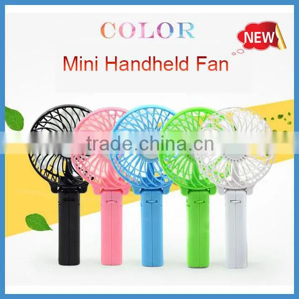 Big Discount China Colorful Rechargeable Standing Fan Cooling Mini Protable USB Fan