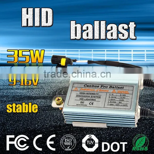 Factory Price ! !9-32V Hid Slim uv Floodlight Lamp Type Electronic 12v 24v 35w Hps Fluorescent Canbus Ballast