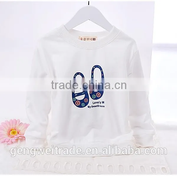 2015 Infant Toddler Clothing Kids T-shirt Cute Pattern Printing Long Sleeve Girls Outfit Tops Tshirts photo-3