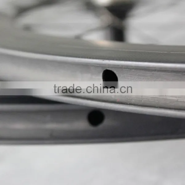 ICAN 700c Road Disc Brake Carbon Wheel,bicycle Carbon Wheelset 50mm CX-Ray Spokes V Brake 50c photo-4