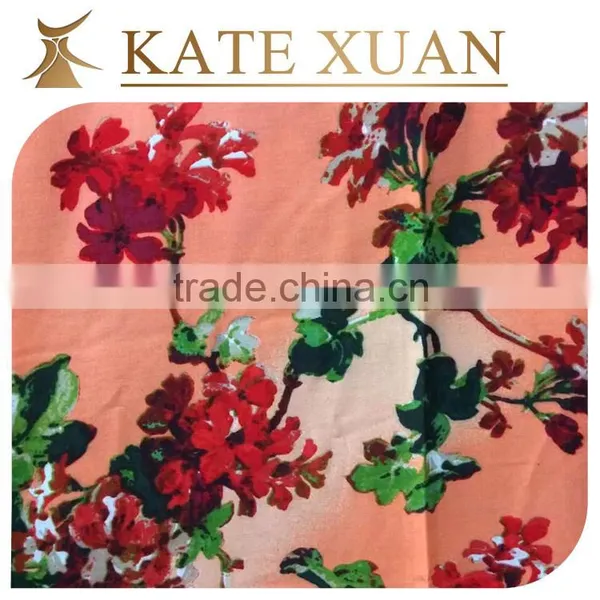 No Stretch Hanging Print Rayon Single Jersey Fabric