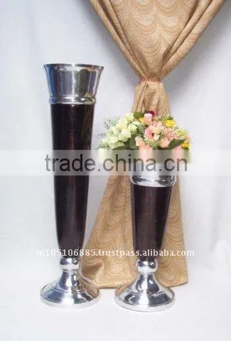Trumpet Aluminium Flower Vase/Decorative Flower Vase/Antique Flower Vase