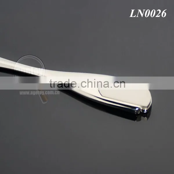 Zinc Alloy High Polished Promotional Blank Silver Color Metal Manual Letter Opener photo-3