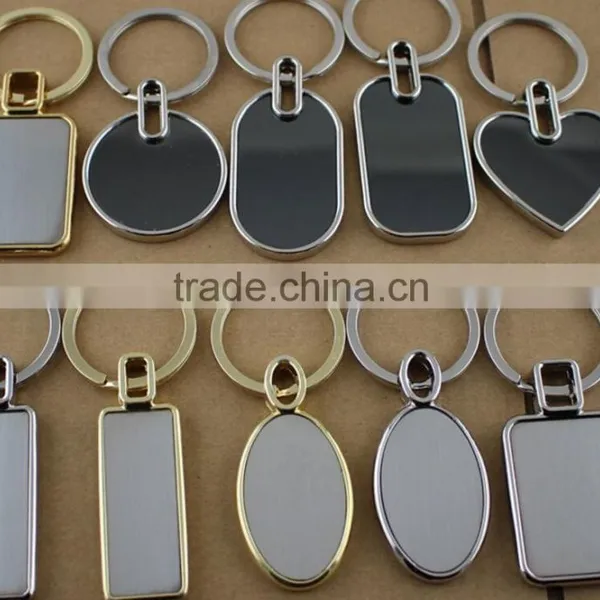 Cheap Round Custom Metal Blank Keychain for Wholesale photo-4