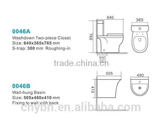 Sanitary Ware Ceramic Bathroom Designs Two Piece Toilet photo-3