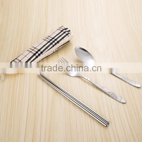 Chopstick Spoon Fork Stainless Steel With Mirror Polishing and Low Price