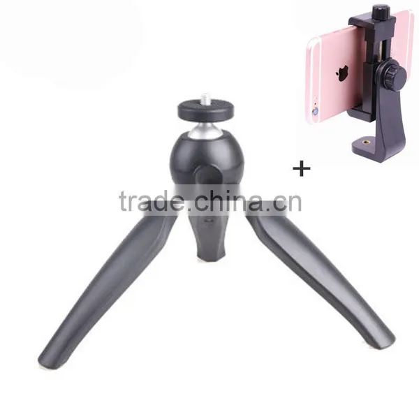 Strong 360 Rotable Camera Tripod Holder With Rotation Phone Clip Mount for IPhone7/7plus/6/6s/6plus/5,SamsungS6 S9/Note 2 3 4 5 photo-3