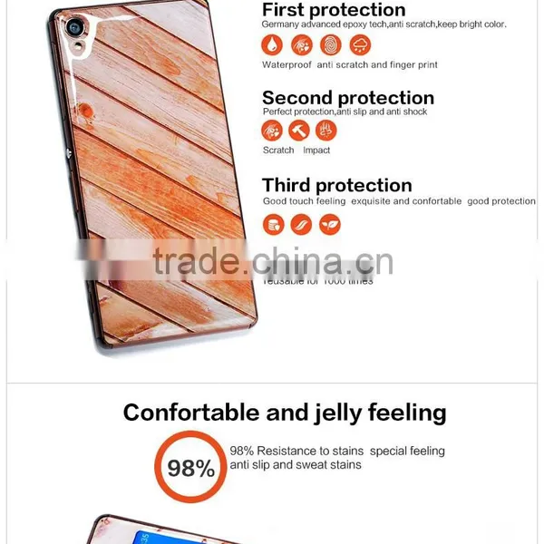 Factory Wholesale Epoxy Gel Skin TPU Case For Sony z3 Case photo-4