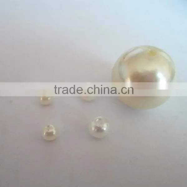 2016 Hot Sale Round Plastic Pearls for Garment Accessories photo-5