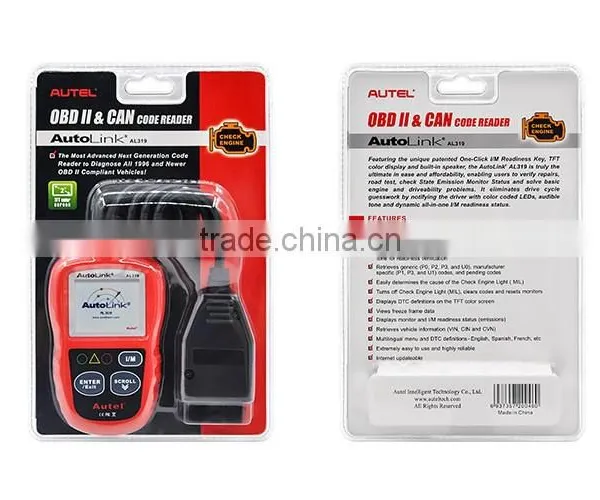 Original Autel AutoLink AL319 Next Generation OBD II/EOBD Code Reader AL319 Autel AL319 Auto Link AL319 photo-5
