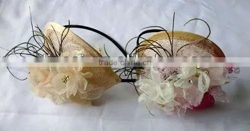 Brilliant Colorful Hair Sinamay Fascinators photo-3