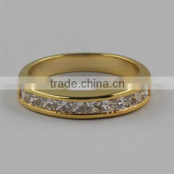 Fashion Rose 24K Gold Jewelry Ring,Micro Pave Setting Ring photo-2