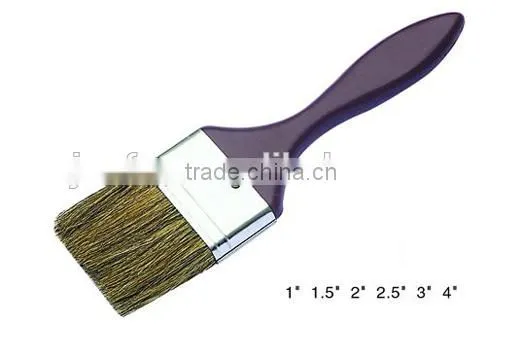 Wood Handle Paint Brush Boiled Bristle Painting Brush