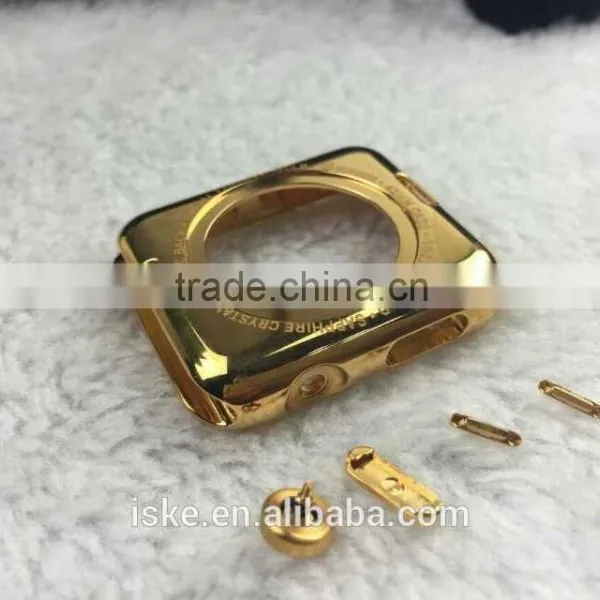 Best Quality Mirror Gold Housing for Apple Watch , Gold Plating Housing for Apple Watch photo-2