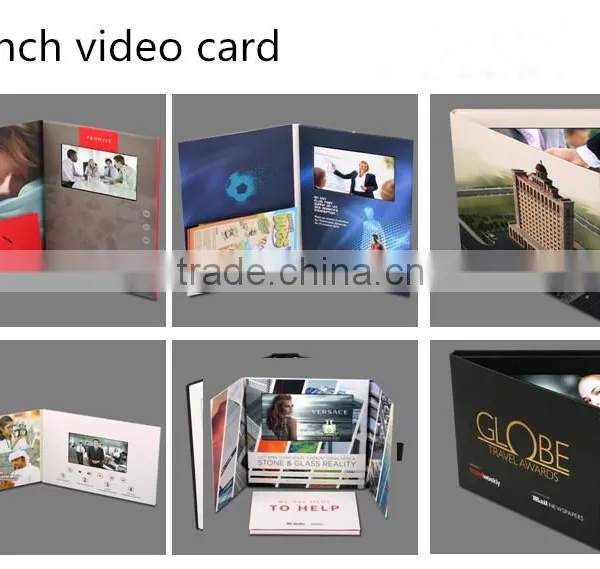 High-end Custom 2.4 "/2.8"/3.5"/5"/7"/10.1"video Card Digital Video Laptop Invitation E-card Gift CARDS photo-3
