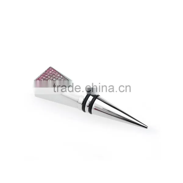 2015 New Design Wholesale Metal Manufacturer Wine Bottle Stopper photo-3