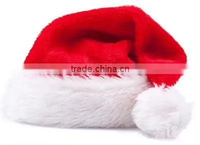 Woollen Plush Santa Hat High Quality Christmas Decorating Christmas Hat photo-2