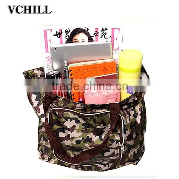Custom Printed Women Shoulder Bag Folding Shopping Bag Foldable Bag Quality Choice photo-2