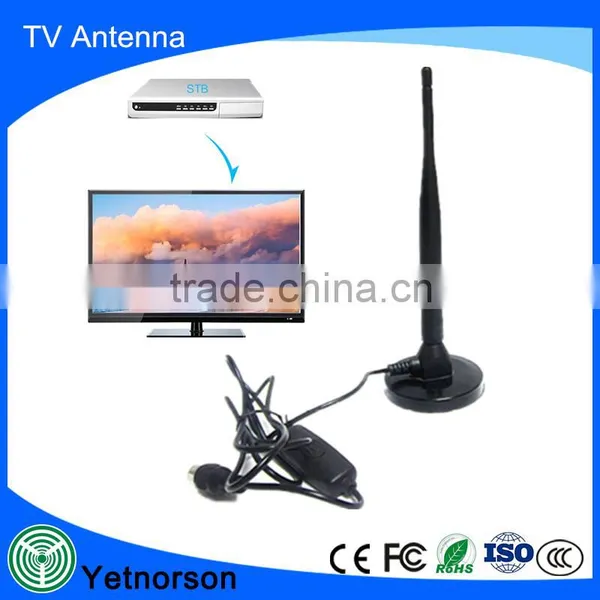 Manufactory OEM Magnetic High Gain Digital Uhf tv Antenna Car tv Antenna for Android tv Box photo-4