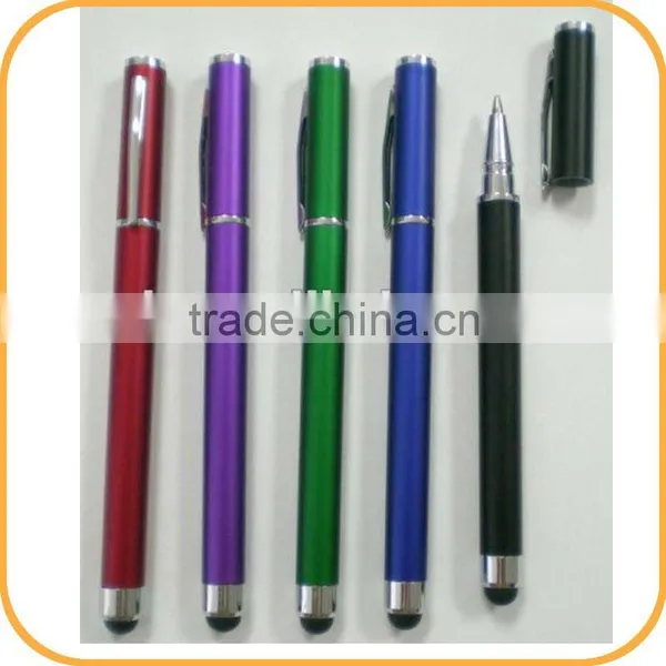 2012 New Desing 2 in 1 Universal Touch Screen Stylus Ball Pen for Mobile Phone