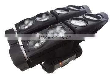 Hot Sale Pro 8PCS 12W RGBW 4in1 Small Spider LED Moving Head Light for Stage Lighting photo-4