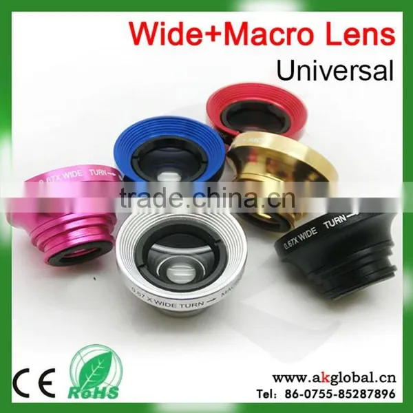 Best Selller Moible Phone Lens, Macro+wide Angle Lens for Iphone 5 5s photo-6
