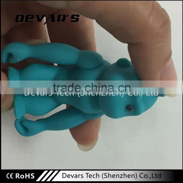 Low Price Professional Plastic Smart Robot Shaped Keychain With Lighter photo-5