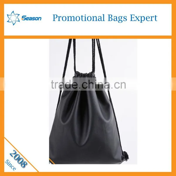 Women First Choose Drawstring Cosmetic Bag/ Leather Drawstring Bag Jute photo-3