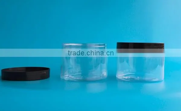 Wholesale 350 ml Plastic Pet Cosmetic Jars With Screw Cap photo-4