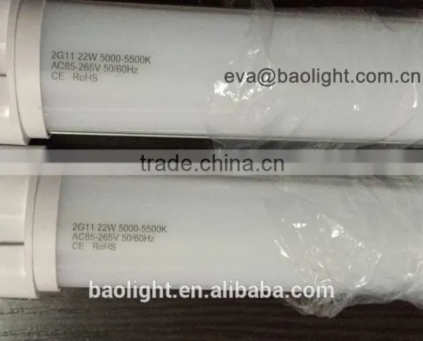 China Supplier 22W 2G11 PL LED Tube Light for Japanese Market Philips Replacement 2G11 LED Tube photo-4