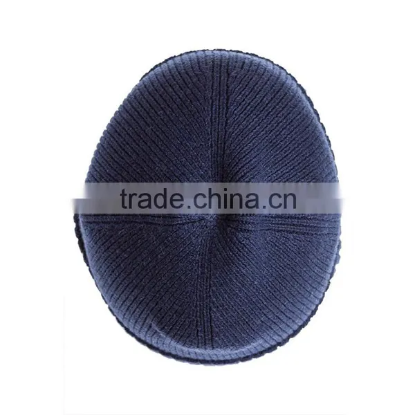 China Factory Hot Sale Fashion Cheap Winter Acrylic Custom Knit Hat photo-3