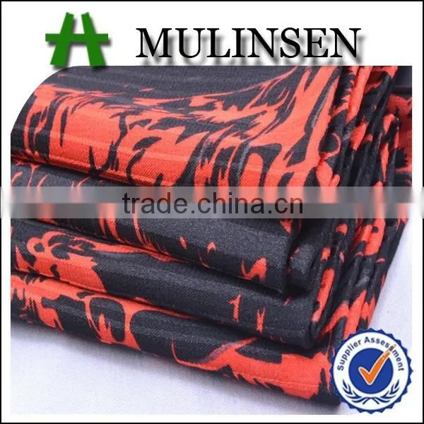 Mulinsen Textile Fabric Manufacturer Cheap Satin With Twist Unique Fabric Prints
