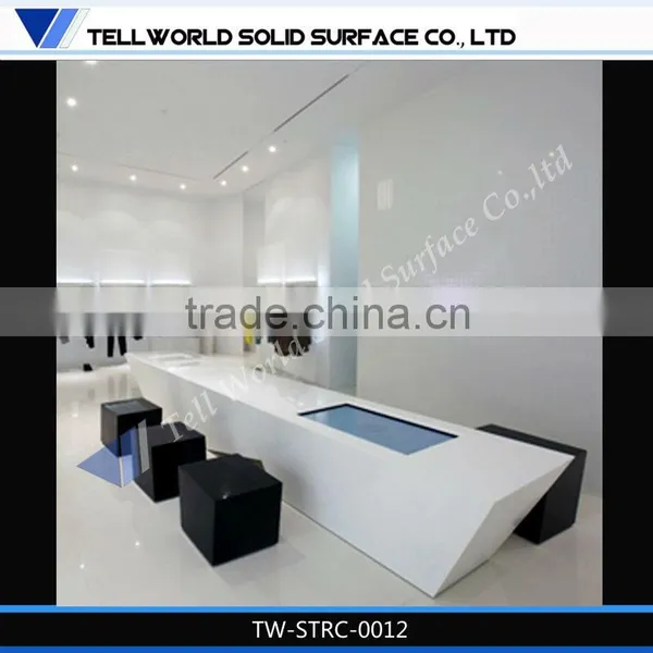 Elegant Modern Office Recption Furniture/Marble Office Reception Desk