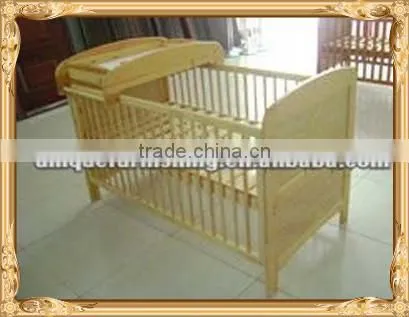 KX-02 High Quality Solid Pine Wood Baby Cot,baby Bed for Sale photo-2