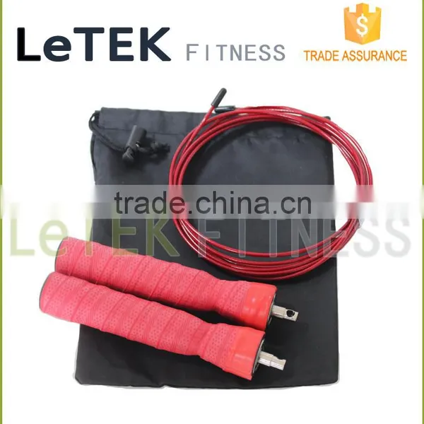 Double Under Adjustable Cable Wire Speed Rubber Jump Rope photo-4