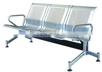 Hot Selling Medical Center Furniture Stainless Steel Waiting Seat With Chromed Arm and Leg photo-4