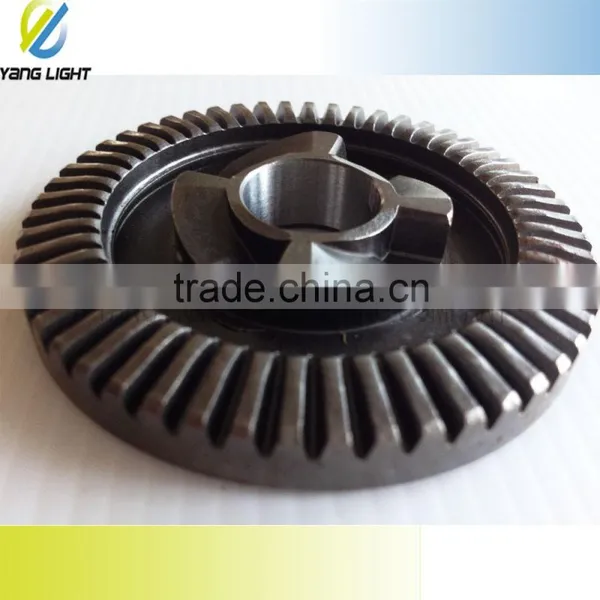 Made In Taiwan OEM High Quality Customized Forged CNC Machining Mower Alloy Steel Spur Gear photo-3