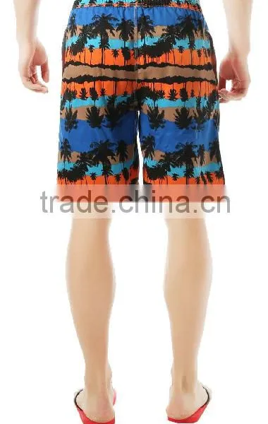 Sublimation Printed Beach Shorts Board Shorts for Men Polyester Swimwear & Underwear Good Price on Sale photo-3