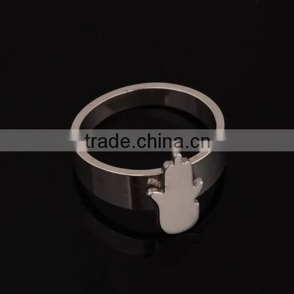 Hot Sale Stainless Steel Flower Shaped Rings photo-3